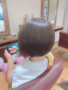 小児　児童　ヘアカット　ボブ　カーム　青葉台