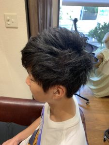 高校生男子　カット実例　カーム　青葉台