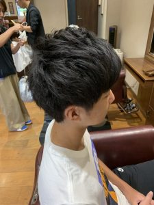 高校生男子　カット実例　calm 青葉台